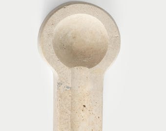 Handmade Travertine Marble Cigar Ashtray
