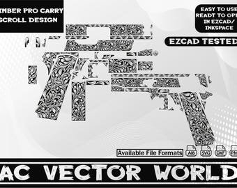 Kimber Pro Carry, Svg file for laser engraiving.