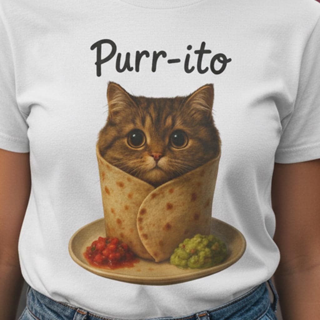 Purrito Cat Shirt Canada