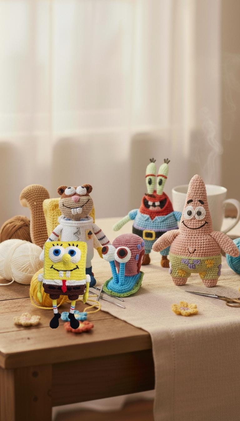 Spongebob Crochet Pattern Bundle