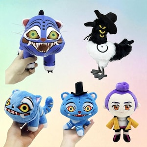 KPop Demon Hunters Derpy Tiger Plush – Rumi Plush - Kpop Demon Hunter Bird - Kpop Demon Hunter Huntrix Plush