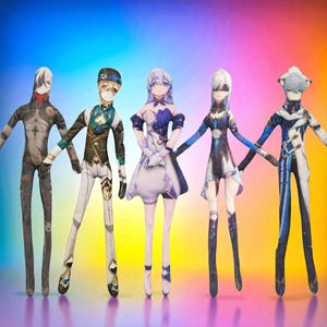 Honkai Star Rail Plush Doll – Aventurine, Blade, Boothill, Robin Cosplay Stuffed Figure Toy Gift 28cm