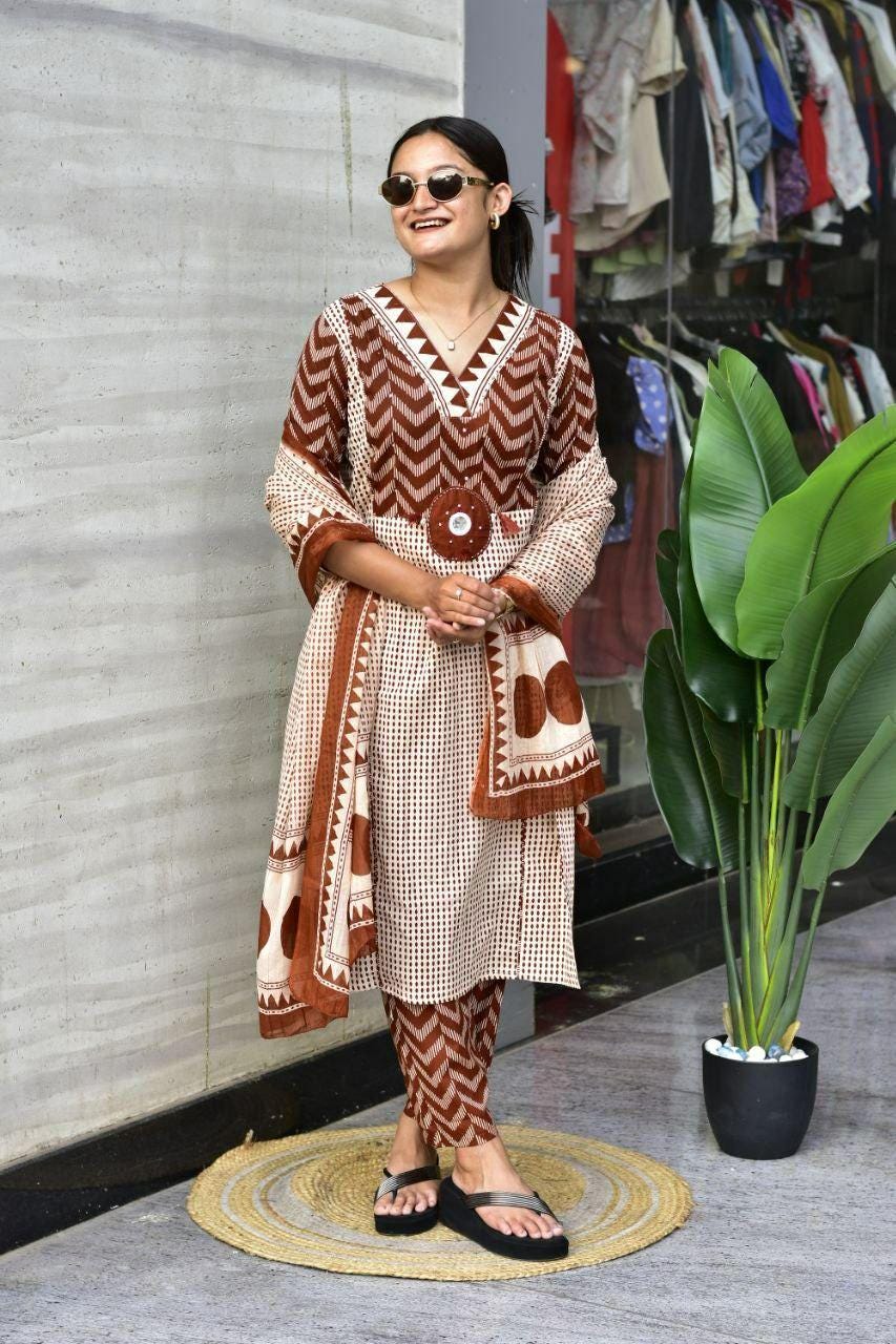 Cotton Jaipur Dress - Etsy