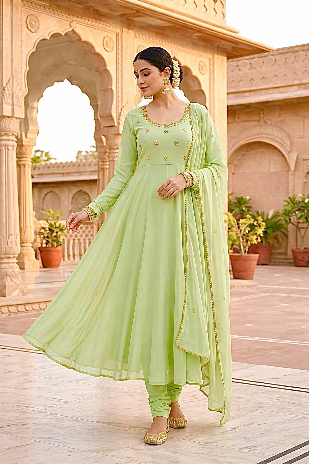 Pista Green Gown - Etsy Pista Green Gown - Etsy