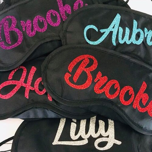 Slumber Party Sleep Eye Mask Bachelorette Sleep Eye Mask Etsy