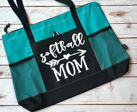 Softball mom tote bags hotsell