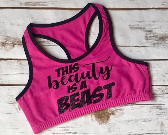 cheerleader sports bra