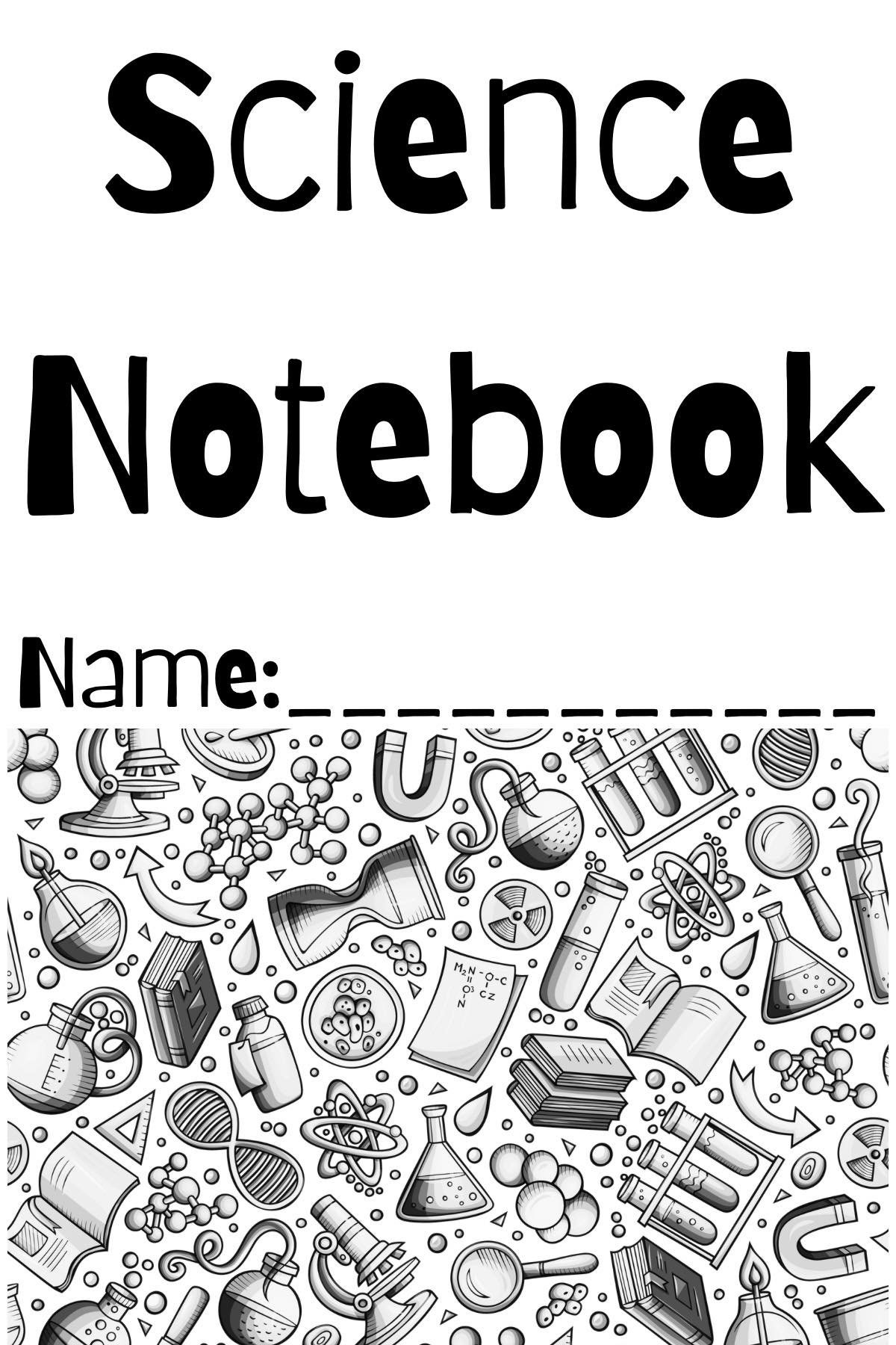 Classroom Notebook Thermal Labels: Science, Math, Writing (4x6") - Etsy