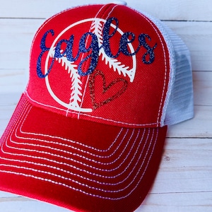 Team Pride Softball and Baseball Mom Game Day Baseball Trucker Hat