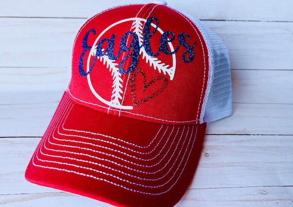 Team Pride Softball and Baseball Mom Game Day Baseball Trucker Hat