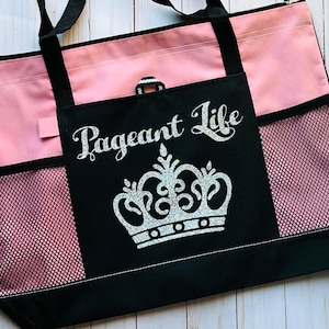 Pageant Life Tote Bag - Perfect for pageant moms, pageant girls, pageants, cheer comps, cheer gifts