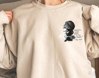 The Good News Cafe Uplifting Maya Angelou Quotes Gifts Still Ill Rise Short-Sleeve Unisex T-Shirt Like Dust The Good News Cafe Uplifting Maya Angelou Quotes Gifts Still Ill Rise Short-Sleeve Unisex T-Shirt Like Dust