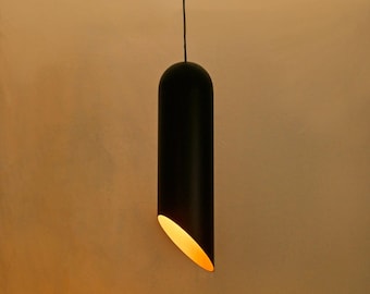 Minimalist Black Pendant Light, Industrial Kitchen Island Lighting, Modern Hanging Lamp