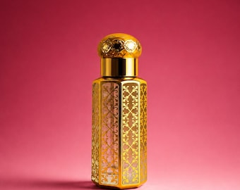 Ruh Gulab Attar | Pure Rose Perfume Oil | Fresh Floral | Long Lasting Alcohol-Free Women Fragrance