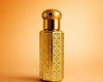 Kashmirisk saffran (Kesar) Attar | Rik orientalisk parfymolja | Alkoholfri långvarig unisexdoft