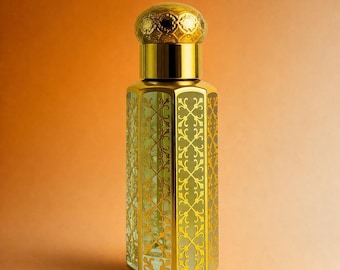 Kesar Chandan Attar | Saffron Sandalwood Perfume Oil | Alcohol-Free Traditional Unisex Fragrance