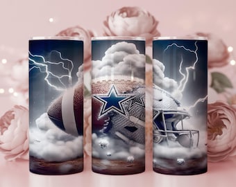 Vaso de fútbol PNG / 20 oz recto y cónico / Sublimación / Descarga digital