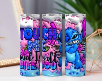 Lindo vaso de extraterrestre azul PNG / Diseño de sublimación de dibujos animados (descarga digital)