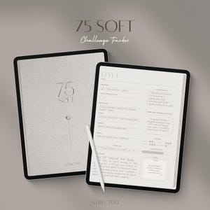 Tracker numérique numérique 75, compatible Goodnotes Notability PDF