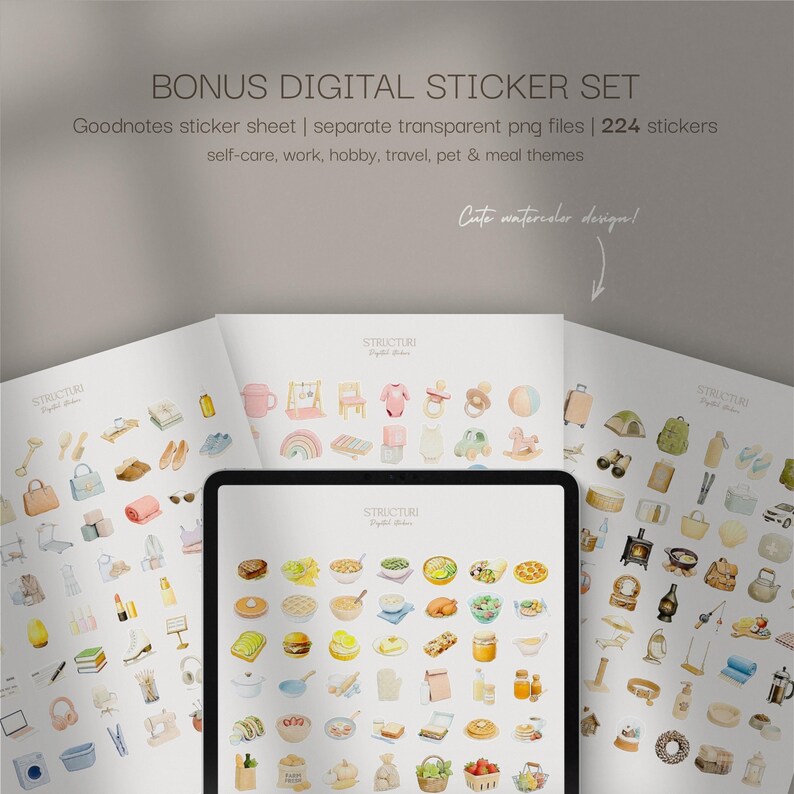 2026 Busy Mom Planner | Goodnotes, Notability compatible | daily, weekly and monthly planner image 10