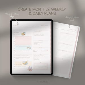 2026 Busy Mom Planner | Goodnotes, Notability compatible | daily, weekly and monthly planner image 4