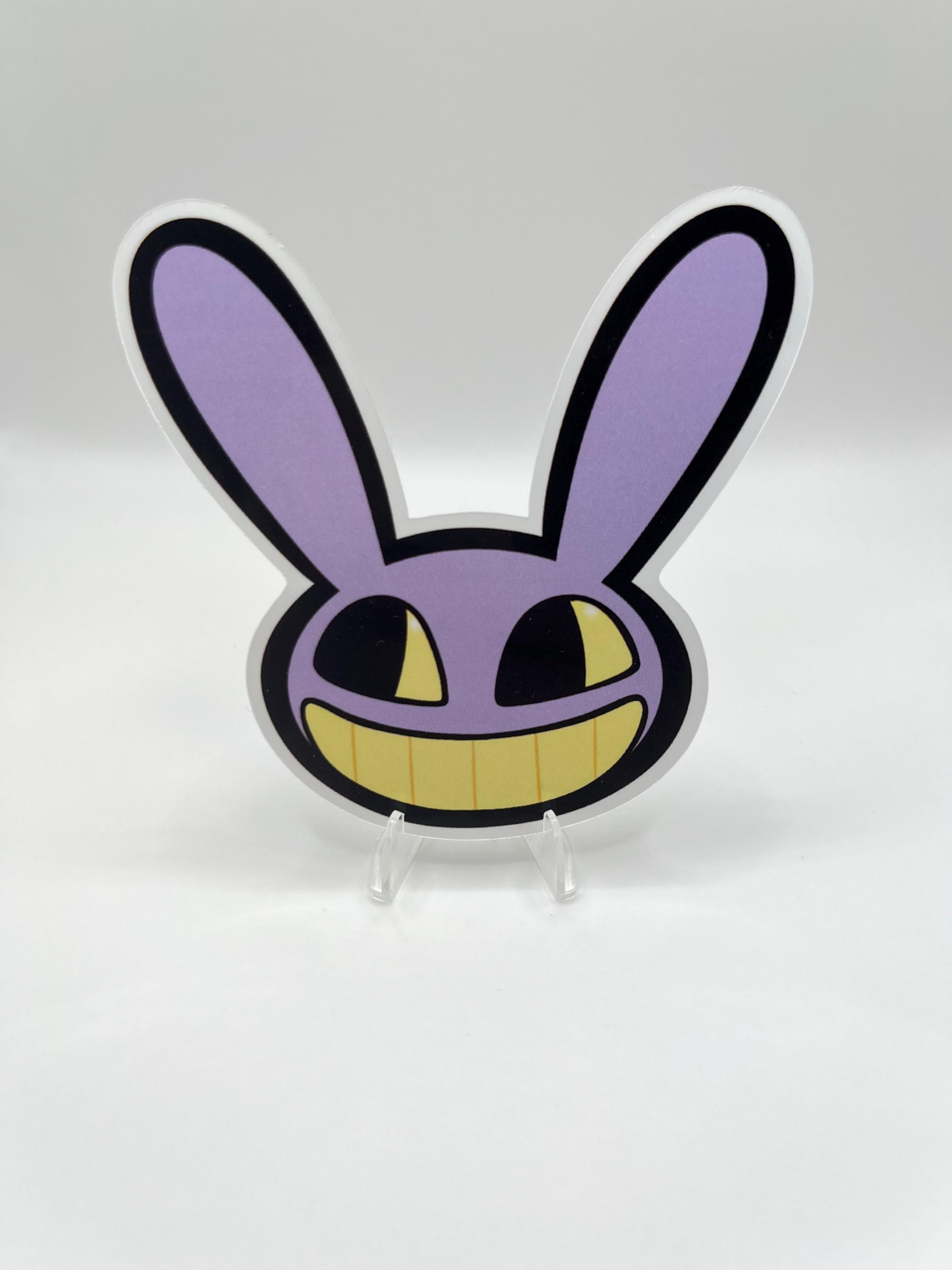 Jax the Amazing Digital Circus Waterproof Vinyl Sticker (3x3