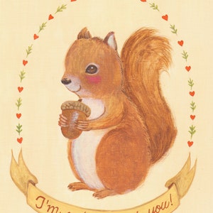 I'm Nuts About You Valentine's card by Megumi Lemons image 2