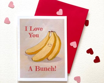 I Love You a Bunch! Love card by Megumi Lemons