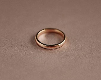 Sterling Silver Band Ring, Classic Plain Stackable, Dainty Everyday, Wedding Unisex Jewelry