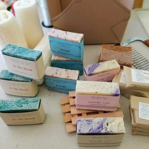 Handcrafted Organic Soap Bar Choose Scent Large 4 ounce bar Artisan Soap Bar Gift Handmade image 4