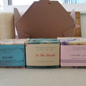 Handcrafted Organic Soap Bar ~ Choose Scent- Large 4+ ounce bar -  Artisan Soap Bar Gift Handmade