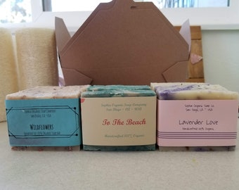 Handcrafted Organic Soap Bar ~ Choose Scent- Large 4+ ounce bar -  Artisan Soap Bar Gift Handmade