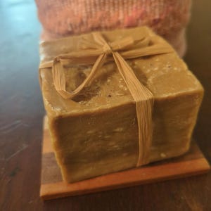 Pure Aleppo Soap Bar, Traditional Made, Zero Waste, Hand Crafted, Vegan Soap,  All Natural Ingredients