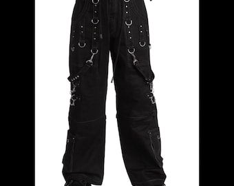 Männer Gothic Hose Cyber Goth Cabrio Baggy Cargohose | Elite Gothic Hose