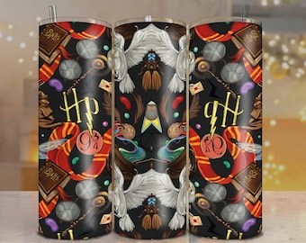 Wizarding World Tumbler Wrap 20oz PNG: Magic Drinkware (Digital Download)