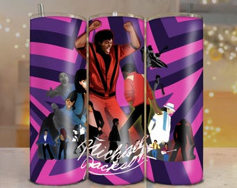 Pop Singer Tumbler Wrap: Cup Sublimation Design (Digital Download)