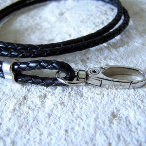 Leather Lanyard - Etsy