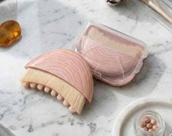 Set de cepillo facial para drenaje linfático, herramienta de masaje seco para esculpir la mandíbula y el mentón y reducir la hinchazón.