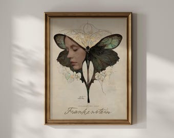 Frankenstein 2025  - Mia Goth as Elisabeth - Alternative Movie Poster, Dark Academia Fan Art, Printable DIGITAL DOWNLOAD