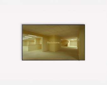 Backrooms Movie Samsung Frame TV Art, Kane Parsons A24 Horror Art, Liminal Space Wall Decor DIGITAL DOWNLOAD