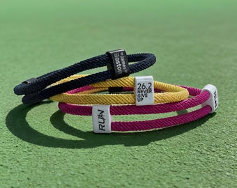 Personalized Athletic Bracelet for Unisex,Engraved Name/Initials,Gym Running,Custom for Friendship,Couple,Dad&Son,Boyfriend,Husband,Him,Her