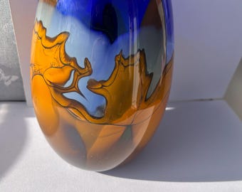 Volkhard Precht Vase "Kaukasus" von 1986 Signiert