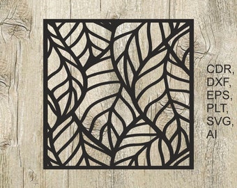 Panel 008, Vector files, for laser cut, cnc, digital files cdr, dxf, eps, ai, svg, plt