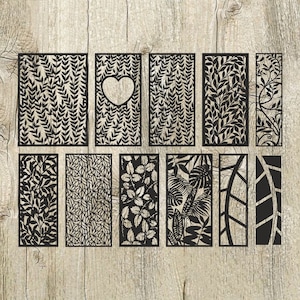 PDF, JPG, PNG, Svg  panel &quot;Leafs&quot; set 1. Vector files