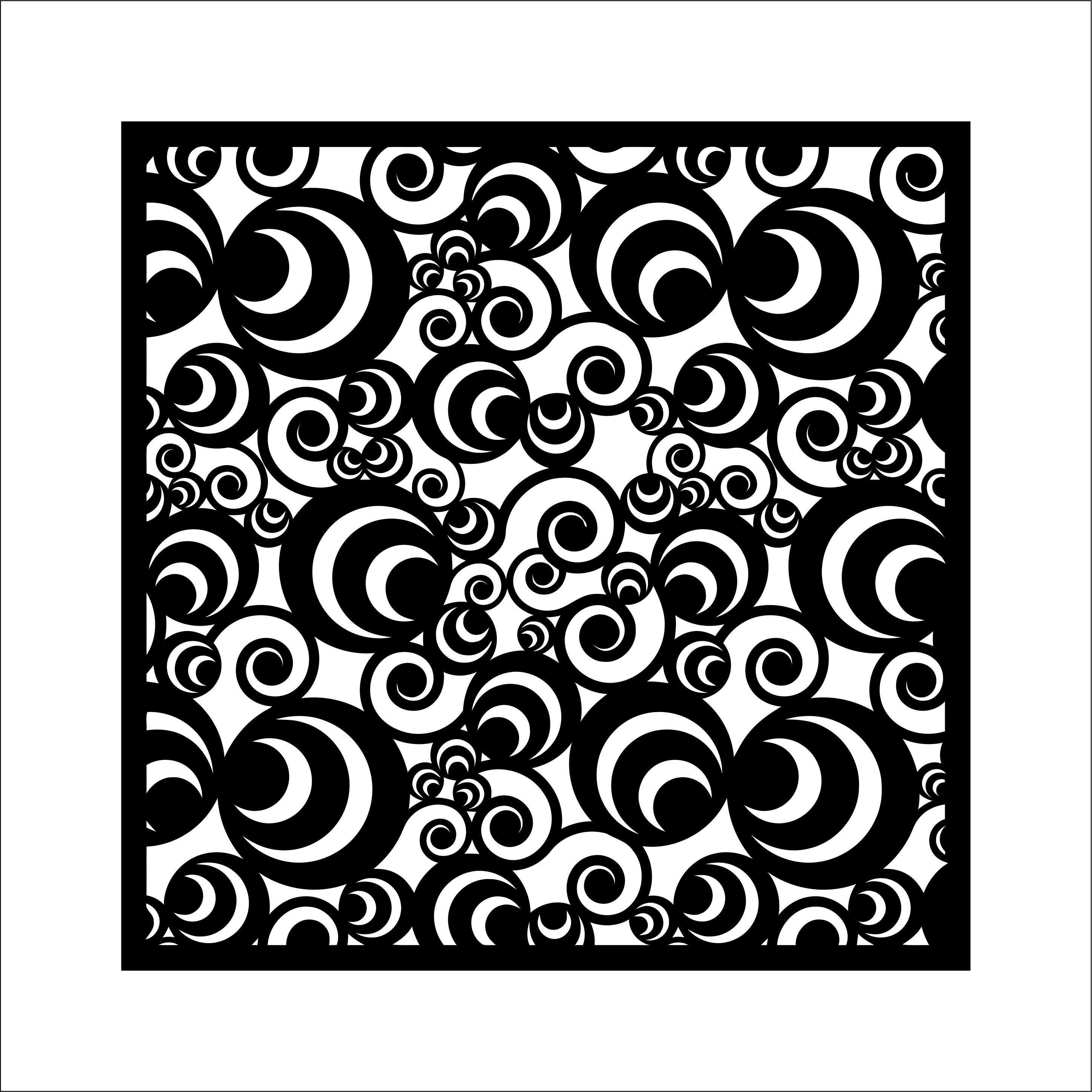 Square Panel Drawing Square Panels Collection 36, Geometric and Abstract Patterns. Vector ...