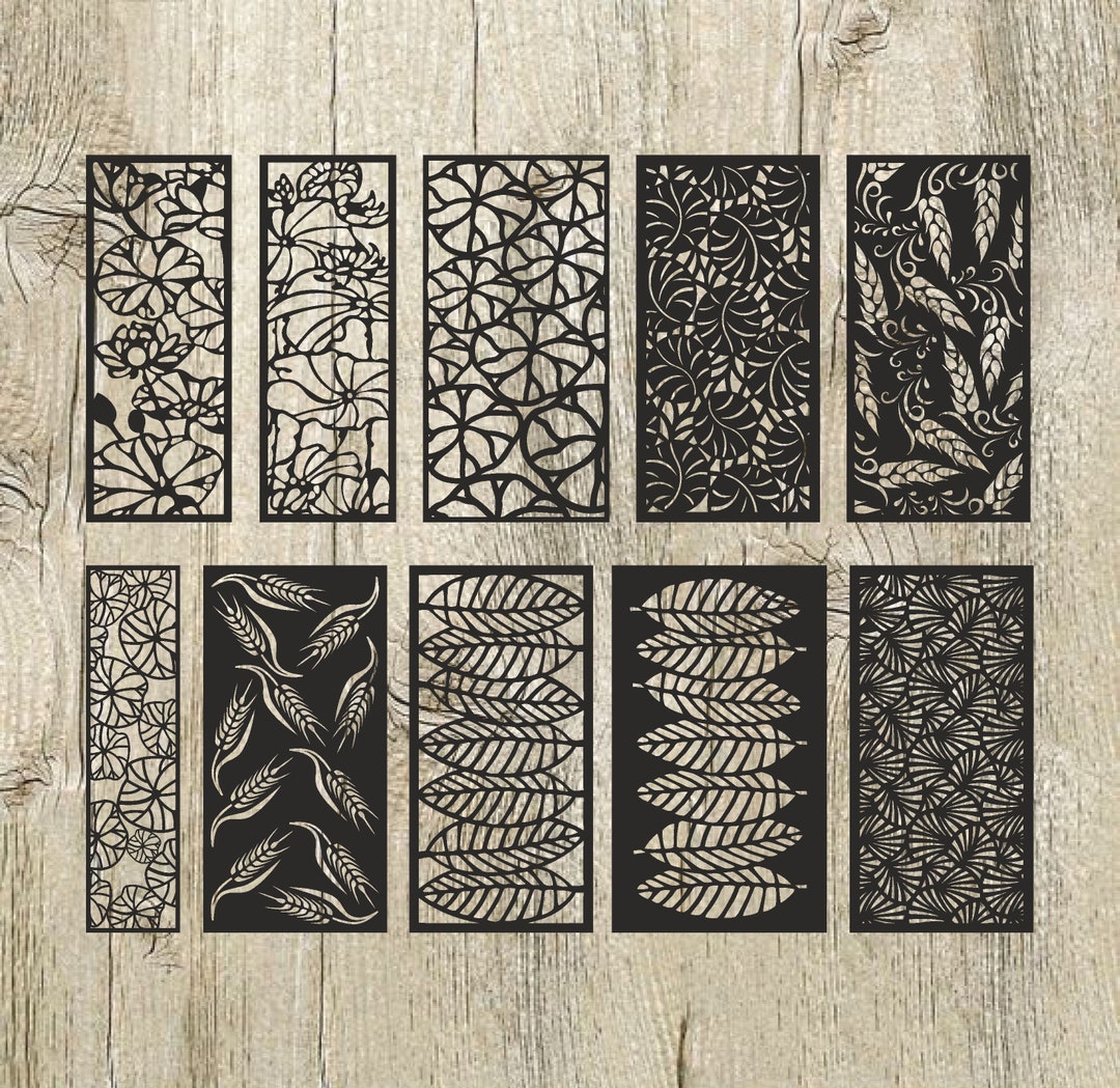 PDF, JPG, PNG, Svg Panel "leafs" Set 4. Vector Files - Etsy