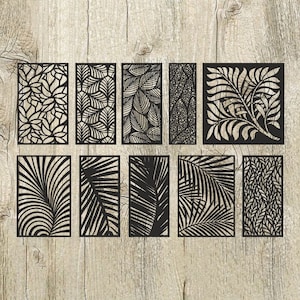 PDF, JPG, PNG, Svg panel &quot;Leafs&quot; set 6. Vector files
