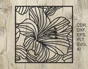 Paneel 028, Vectorbestanden, voor lasercut, cnc, digitale bestanden cdr, dxf, eps, ai, svg, plt