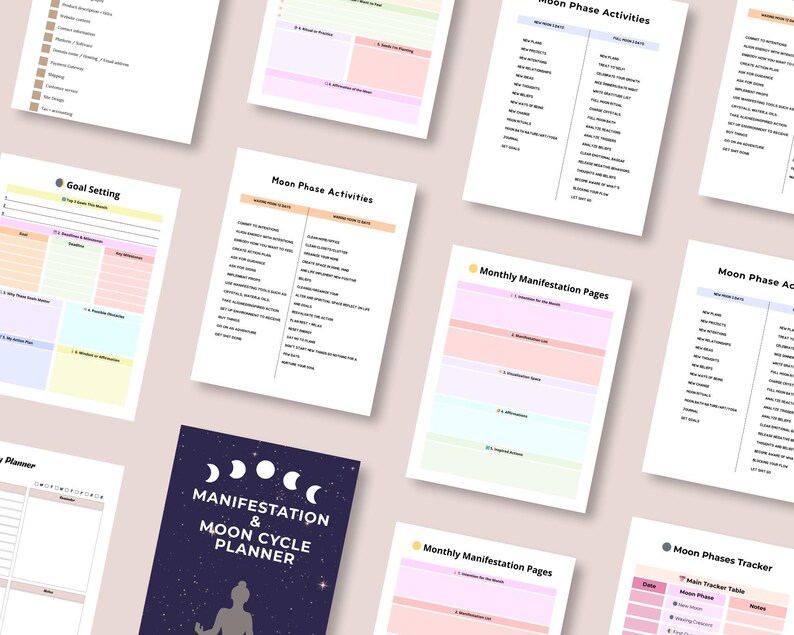 2026 Manifestation Journal | Law of Attraction Planner | 369 ...