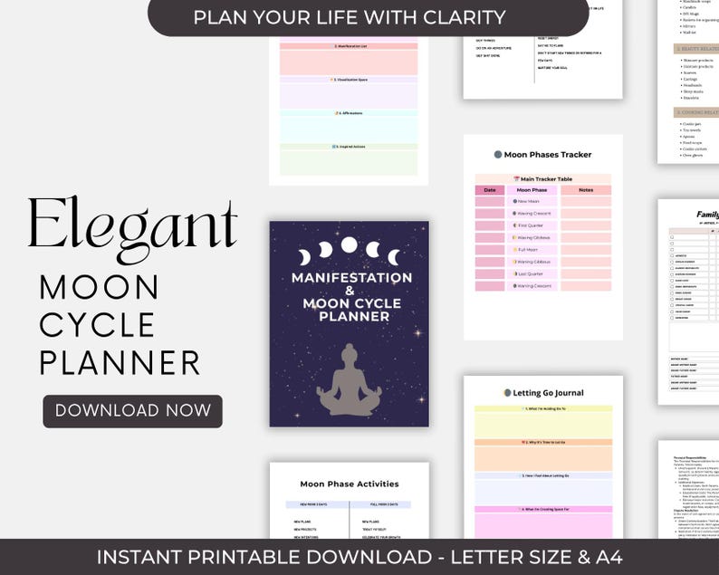 2026 Manifestation Journal | Law of Attraction Planner | 369 ...